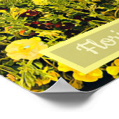 Poster Floriade Canberra festival de fleurs imprimé voyag (Coin)