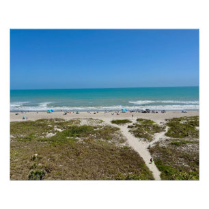 Poster Florida Beach Photographie de Cocoa Beach Floride