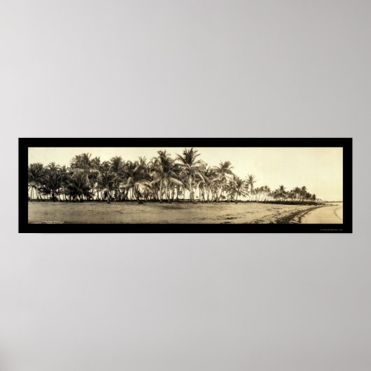 Poster Florida Keys Fishing Photo 1912 (Devant)