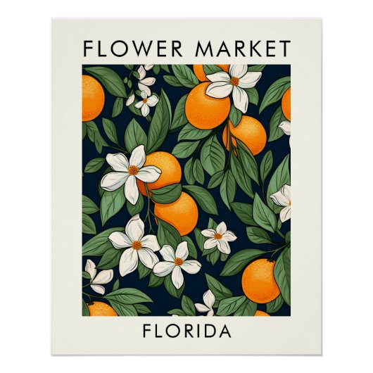 Poster Florida State Orange Blossom Market (Devant)