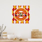 Poster Floride Artwork américain bosniaque (Cuisine)