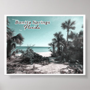 POSTER FLORIDE BONITA SPRINGS