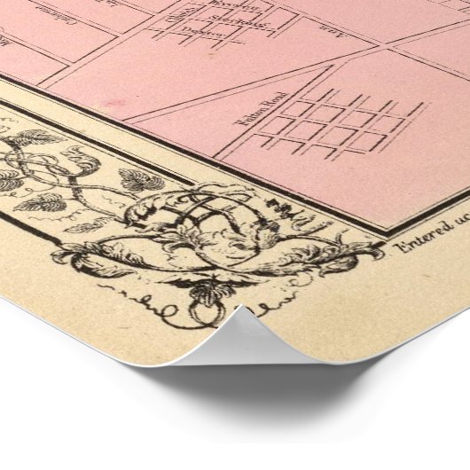 Poster Floride, carte mobile par Mitchell (Coin)