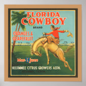 Poster Floride Cowboy (Devant)