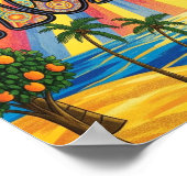 Poster Floride des années 60 (Coin)