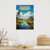 Poster Floride Everglades National Park V02 (Cuisine)