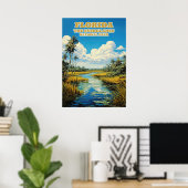 Poster Floride Everglades National Park V02 (Bureau à domicile)