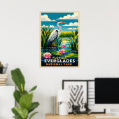 Poster Floride Everglades National Park V04 (Bureau à domicile)