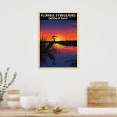 Poster Floride Everglades National Park V05 (Cuisine)