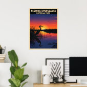 Poster Floride Everglades National Park V05 (Bureau à domicile)