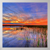 Poster Floride Everglades, panorama pittoresque, (Devant)