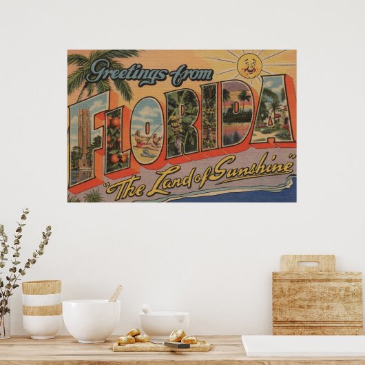 Poster Floride - Le pays du soleil (Cuisine)