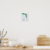 Poster Floride Plan de secours Texture verte (Cuisine)