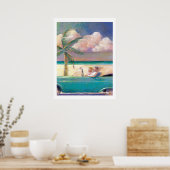Poster Floride Road Trip print (Cuisine)