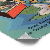 Poster Floride (Scène de la capitale de l'État) (Coin)