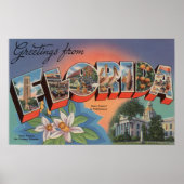 Poster Floride (Scène de la capitale de l'État) (Devant)