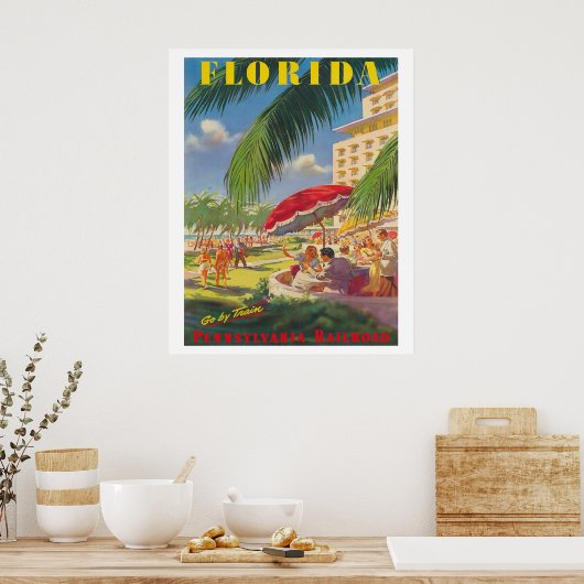 Poster Floride Travel (Cuisine)