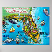 Poster Floride USA (Devant)