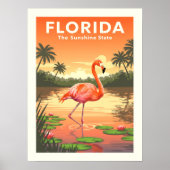 Poster Floride vintage (Devant)