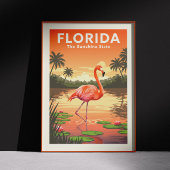 Poster Floride vintage