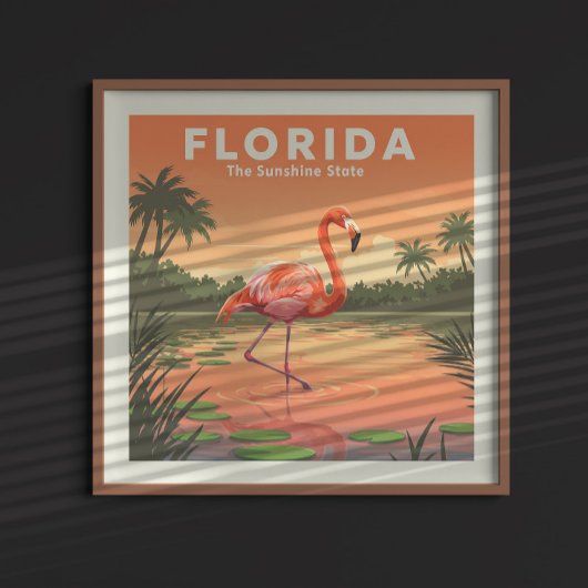 Poster Floride vintage