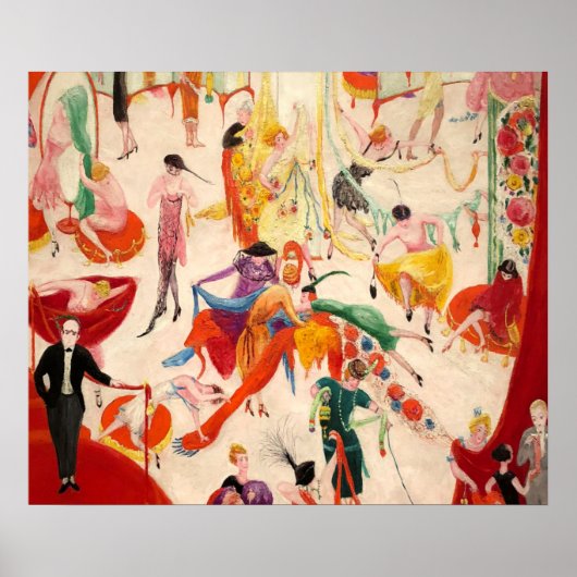 Poster Florine Stettheimer Vente de printemps chez Bendel (Devant)