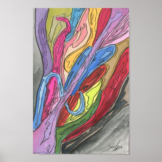 Poster Florist's Table (Devant)