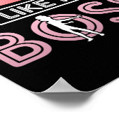 Poster Floss Comme Un Boss Dentiste Adjoint Dentaire Dent (Coin)