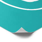 Poster Floss Comme Un Boss | Phrase dentaire (Coin)