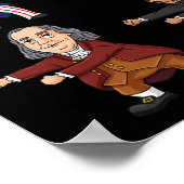 Poster Floss Like Boss Uncle Sam Ben Franklin Liberty 4 (Coin)
