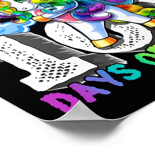 Poster Flossing through the 100 Days of School Flossing U (Coin)