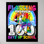 Poster Flossing through the 100 Days of School Flossing U (Devant)