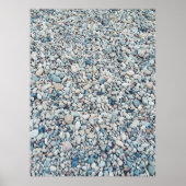 Poster Flot de galets (Devant)