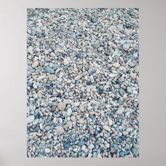 Poster Flot de galets