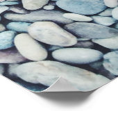 Poster Flot de galets (Coin)