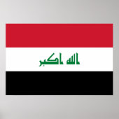 Poster Flot d'Iraq (Devant)