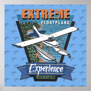 Poster Flotplane Experience Aviation