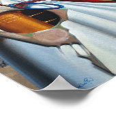 Poster Flotsam Man. Huile sur Toile. Par Gary Dorking (Coin)