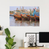 Poster Flotte de pêche (Bureau à domicile)