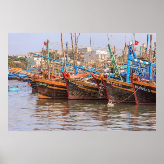 Poster Flotte de pêche (Devant)