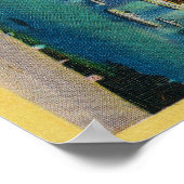 Poster Flotte de pêche à AnchorMonterey, CA (Coin)