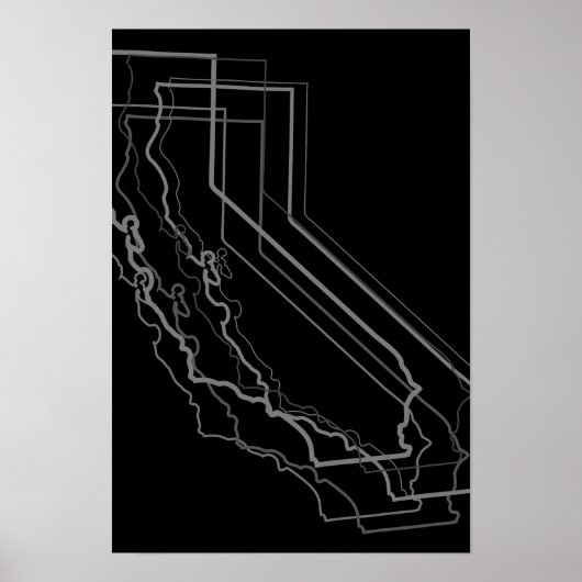 Poster flou californien (Devant)