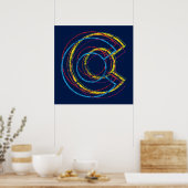 Poster flou colorado pride (Cuisine)