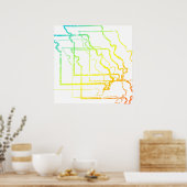 Poster flou de chill missouri (Cuisine)