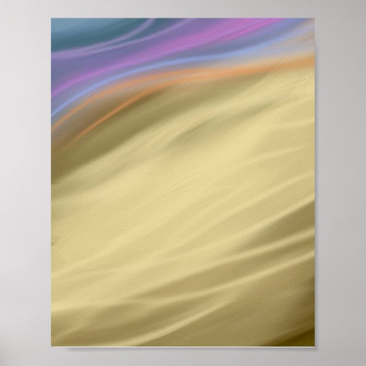 Poster Flou de couleur (Devant)