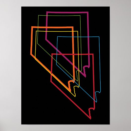 Poster flou de fierté névada (Devant)
