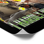 Poster Flounder I Hardly Know Her Funny Unhinged Fishing  (Coin)