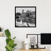 Poster Flour Mill by the James River & Richmond, VA 1865 (Bureau à domicile)