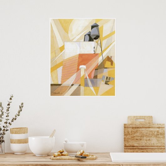 Poster Flour Mill (Factory), Charles Demuth (Cuisine)