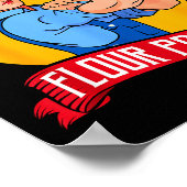 Poster Flour Wer - Funny Baking &amp; Pastry Baker - Baki (Coin)